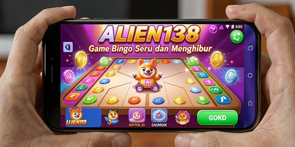 Tampilan permainan Bingo yang menarik dan seru di ALIEN138.