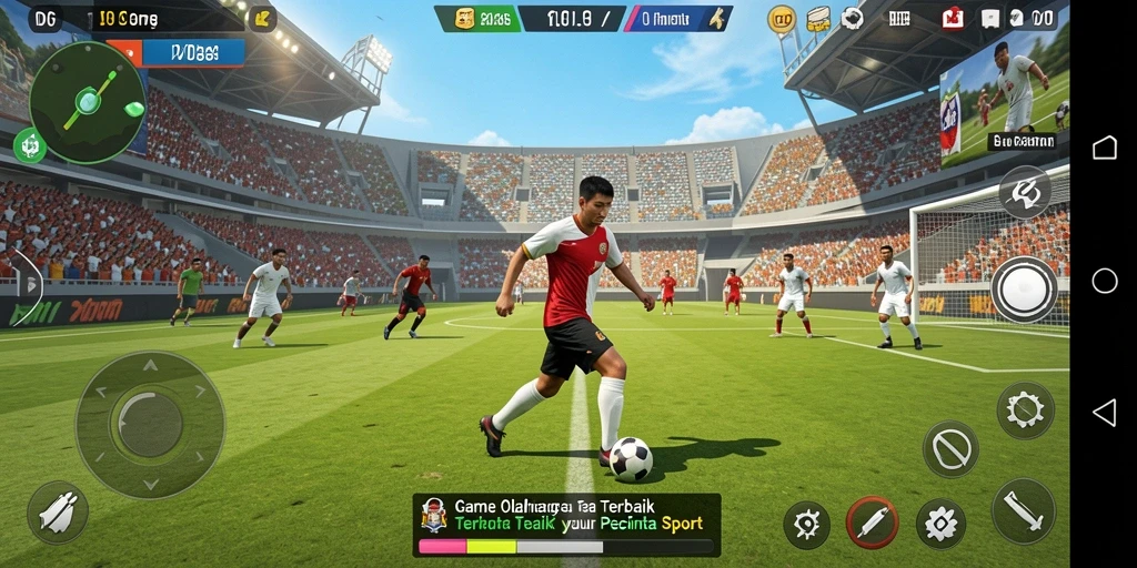 Tampilan gameplay D06 yang seru dan interaktif dalam olahraga.