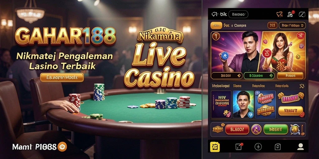 Tampilan gameplay menarik di GAHAR188 Live Casino.