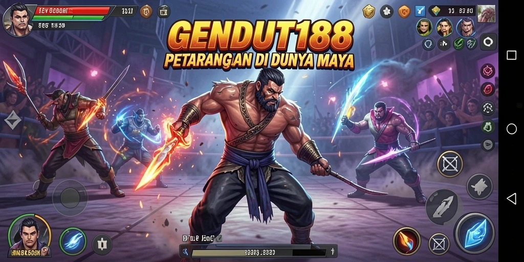 Screenshot GENDUT188 menampilkan aksi pertarungan yang mendebarkan.