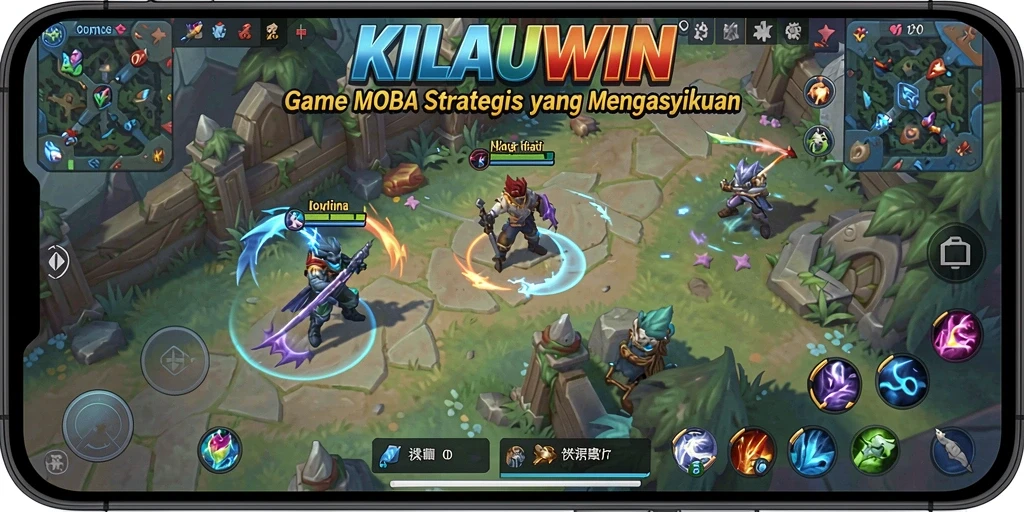 Screenshot gameplay KILAUWIN dengan aksi pertarungan yang intens.