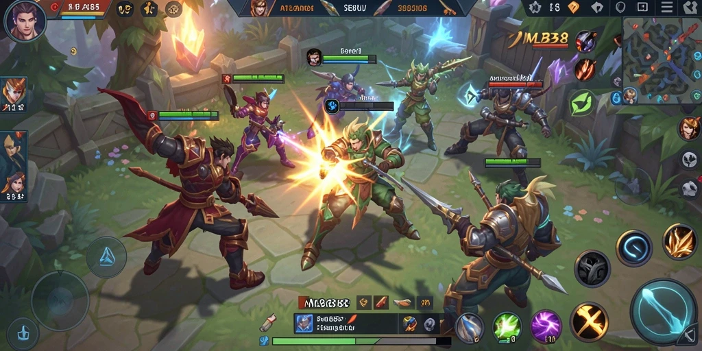 Tampilan gameplay seru dan menegangkan di MLBB8.