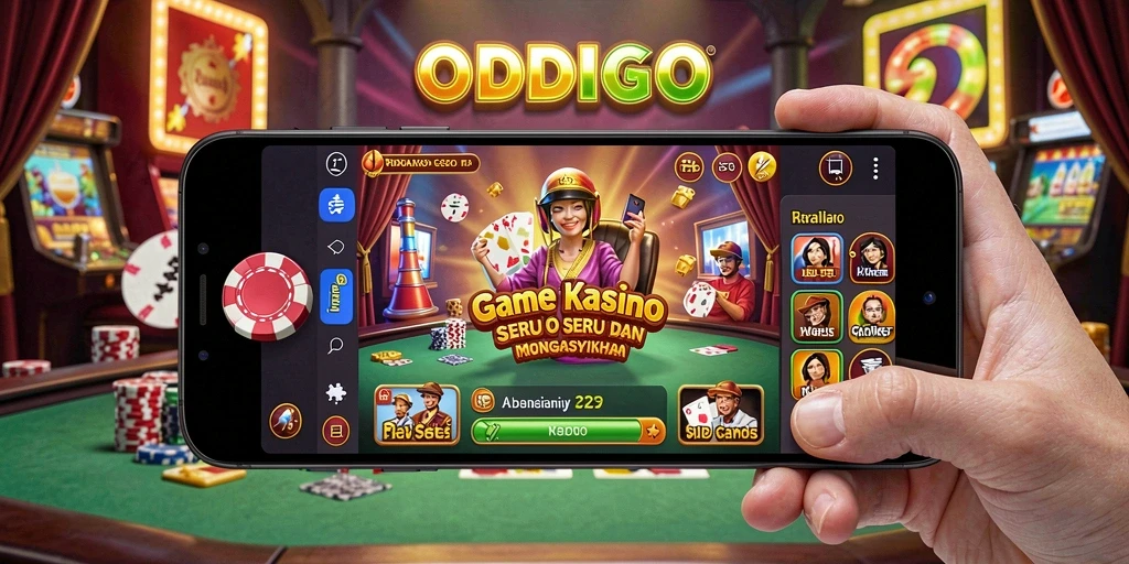 Tampilan gameplay ODDIGO yang menarik dan seru.