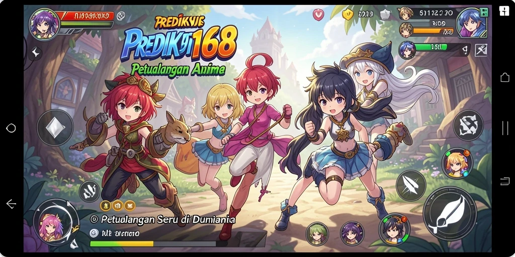 Tangkapan layar menampilkan aksi seru dalam PREDIKSI168 dengan karakter anime favorit.