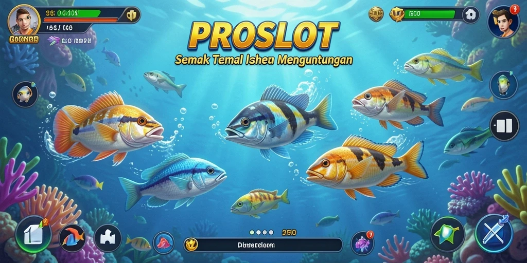 Gameplay Tembak Ikan yang seru dan mendebarkan di PROSLOT.