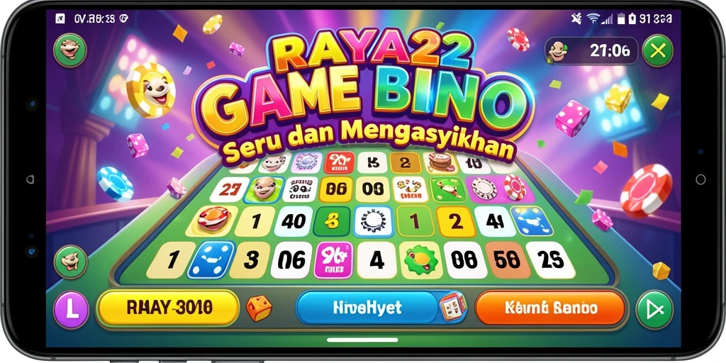 Tampilan utama gameplay Bingo yang menarik dan interaktif.