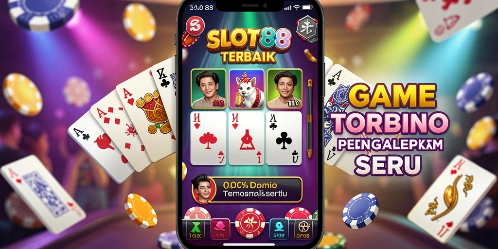 Tampilan gameplay seru dari SLOT88 dengan berbagai pilihan permainan Domino.