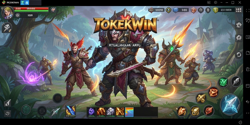 Tampilan menarik dari gameplay seru TOKEKWIN di dunia ARPG.